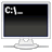 Icon eines Computerbildschirms